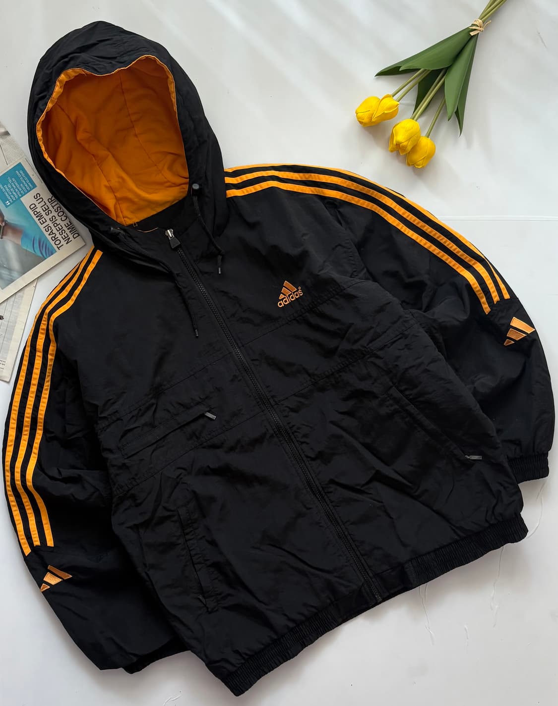 adidas 아디다스 빈티지 오버핏 누빔 점퍼 상품이미지1