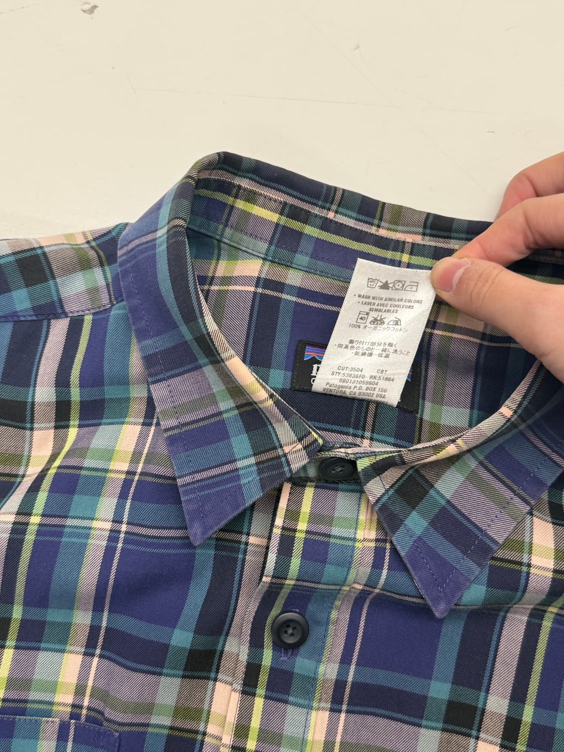 Patagonia 파타고니아 체크 셔츠 S 상품이미지5