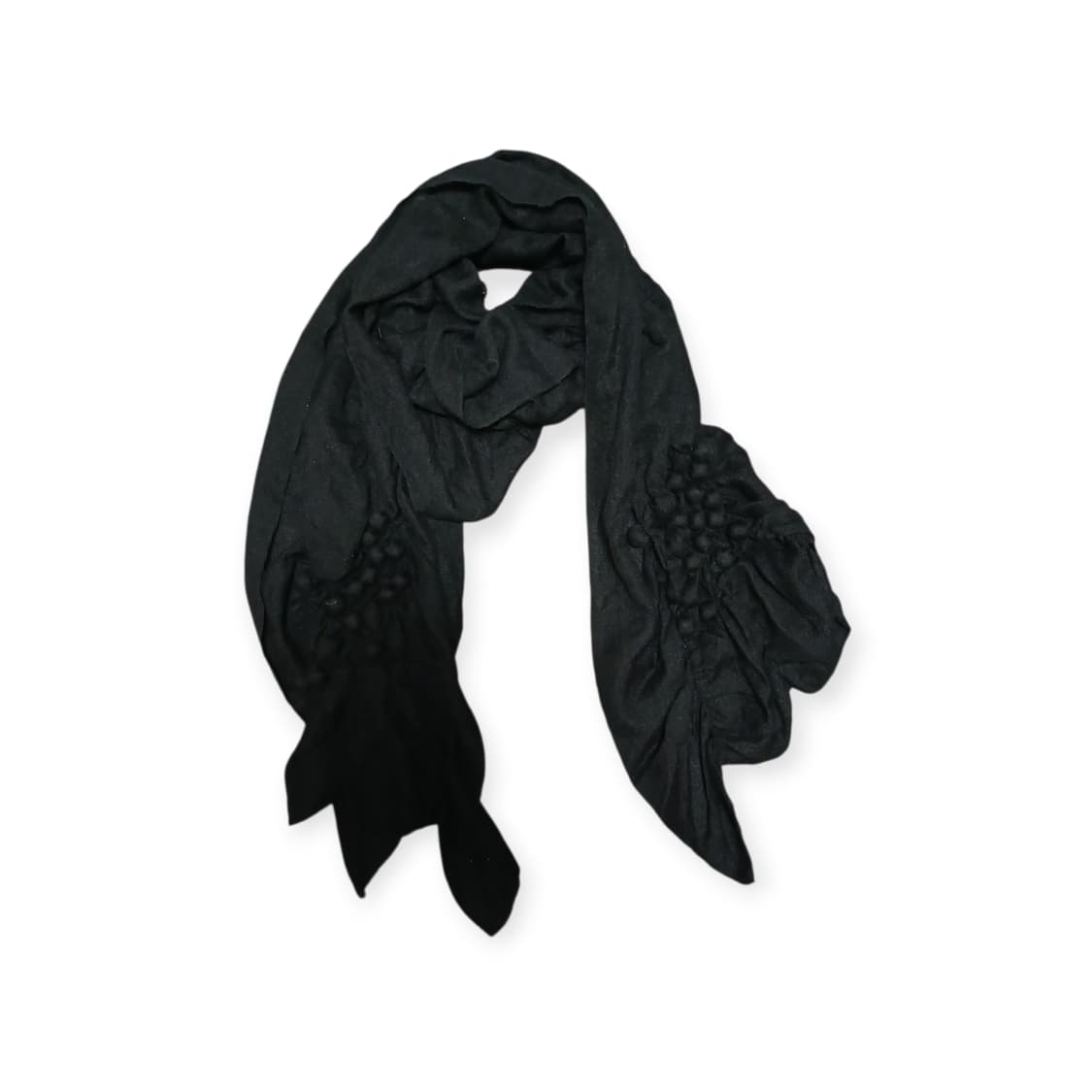 히피 블랙 봉봉 스카프  상품이미지1