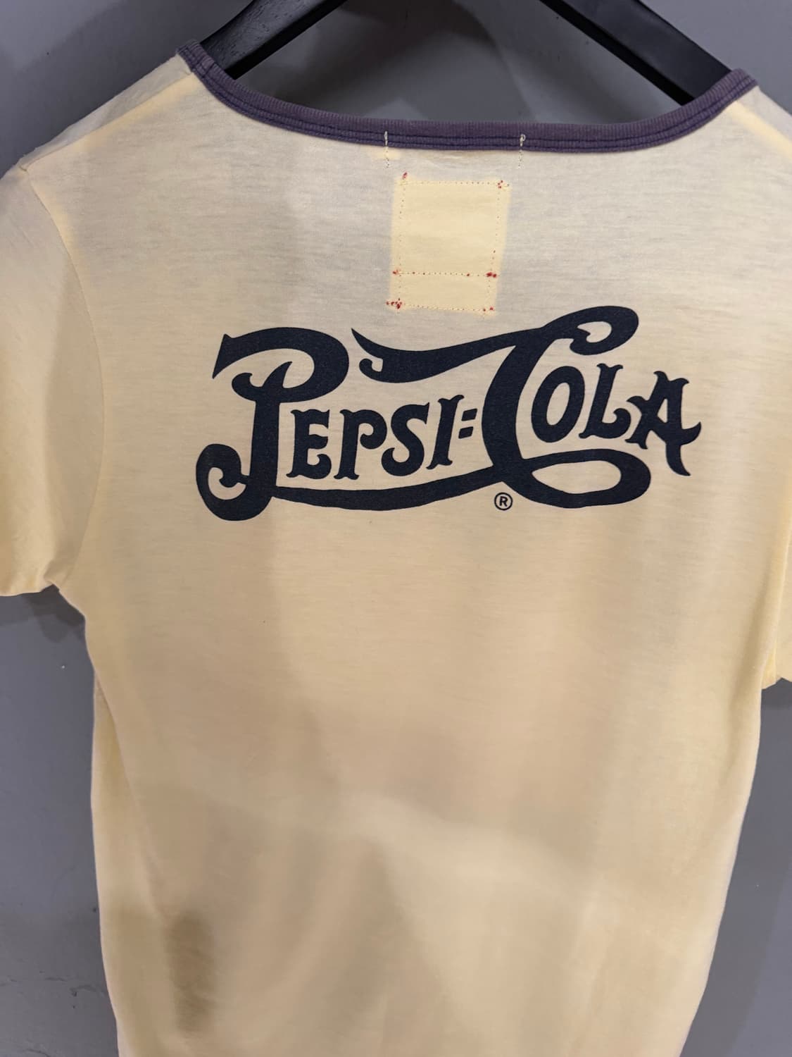 Pepsi printing detail yellow t-shirt 상품이미지10