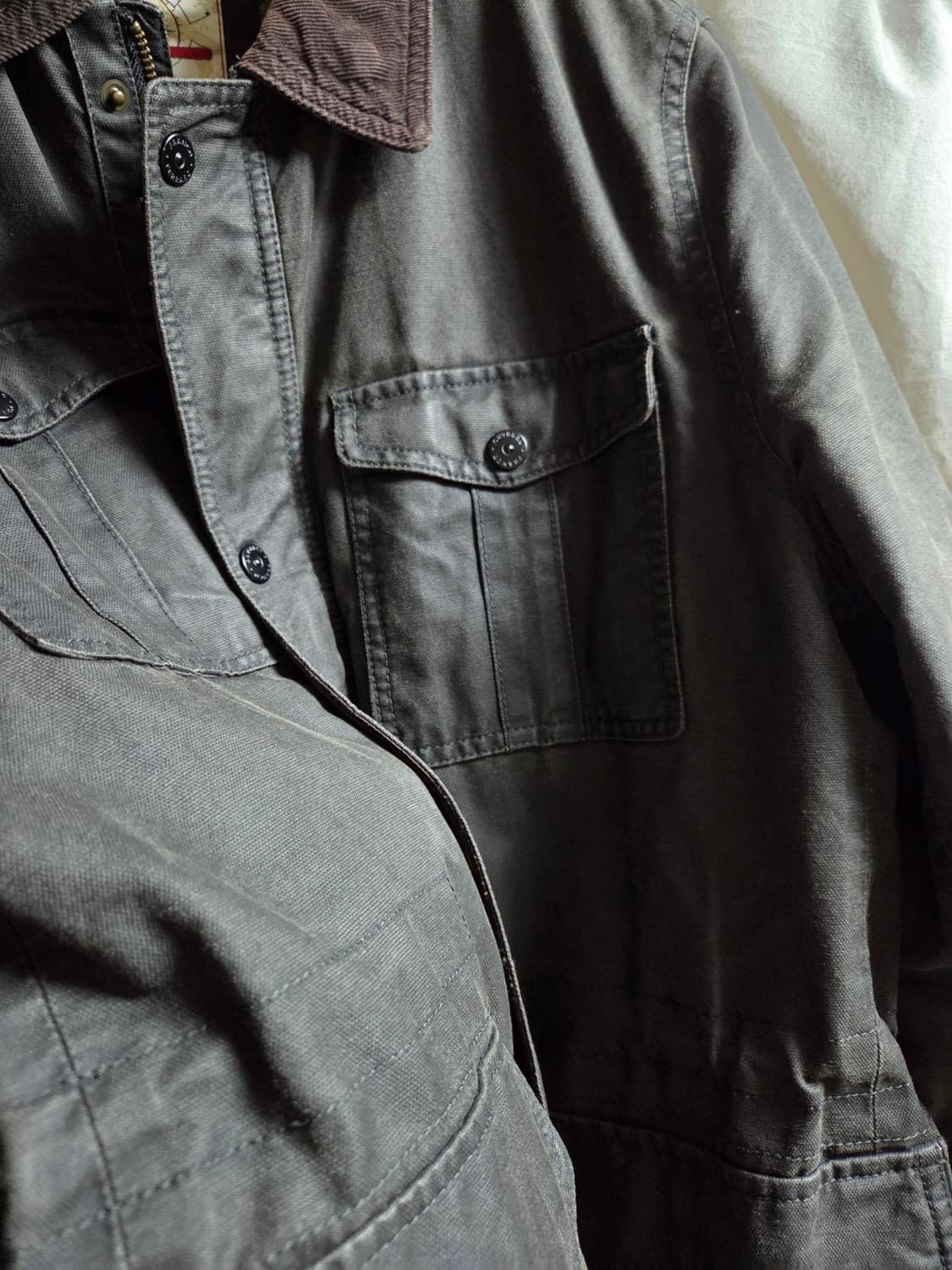 F.CODE 페라로 코티드 자켓 다크브라운 105 상품이미지4