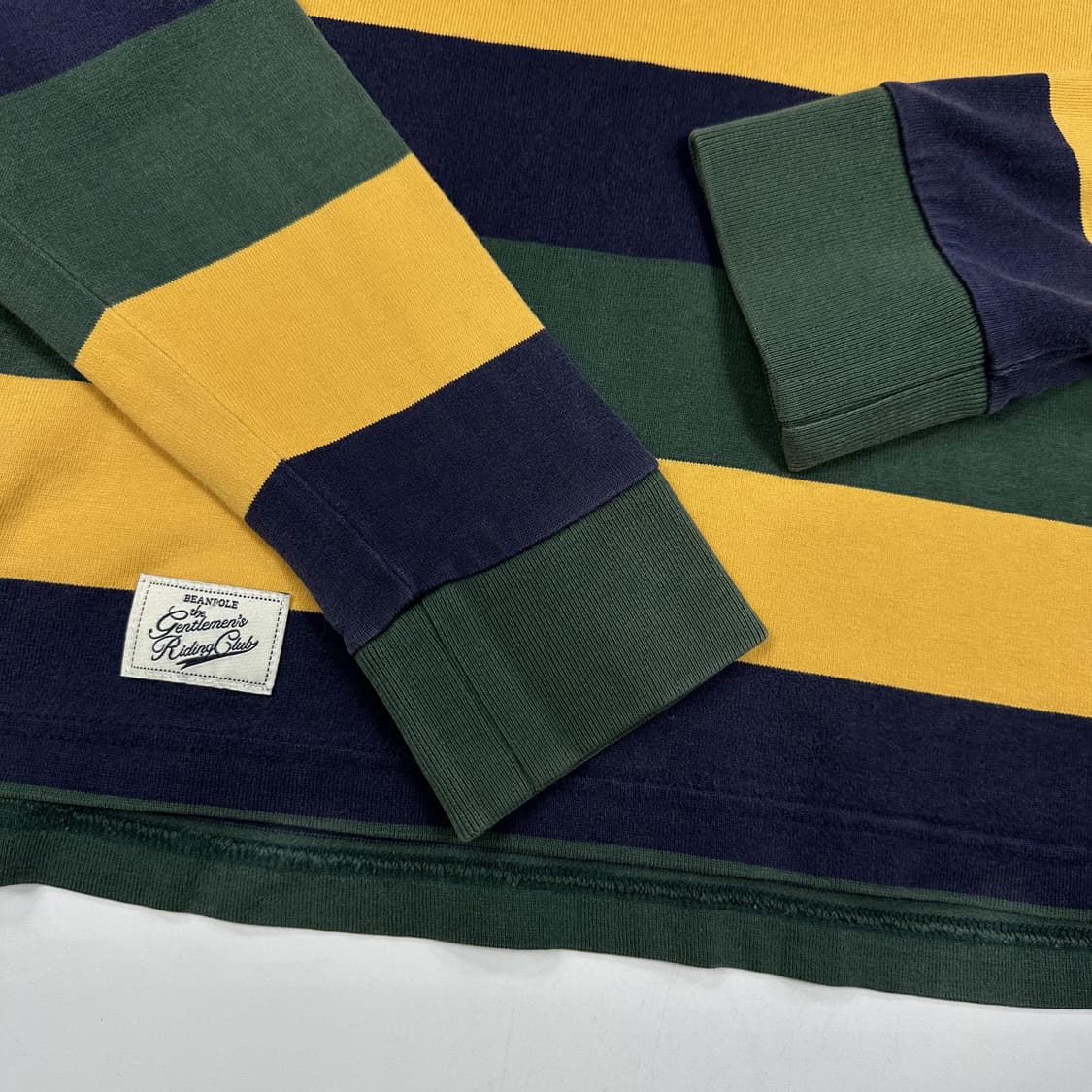 빈폴 스트라이프 카라 긴팔 럭비티 (실측 L) 상품이미지4