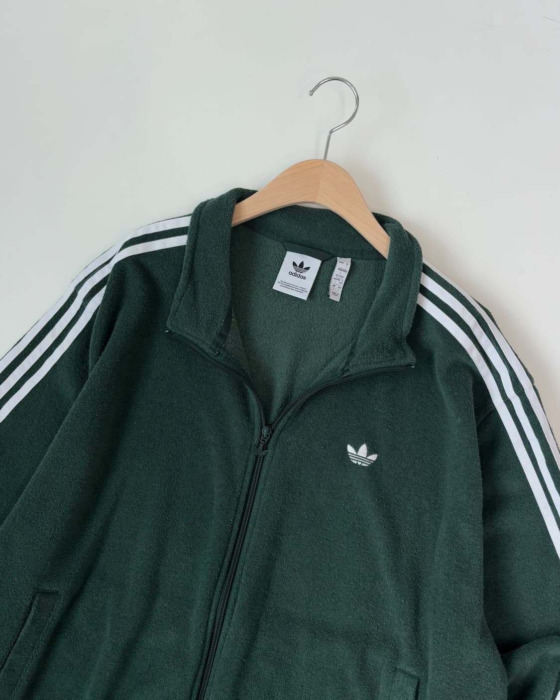 Adidas 아디다스 딥그린 테리코튼 부클 트랙탑 상품이미지5