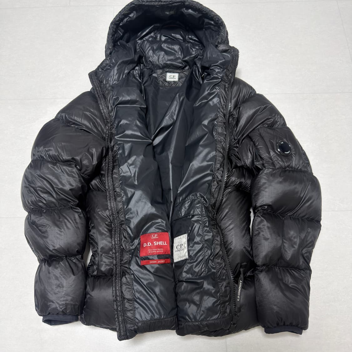 [백화점판,XXL] CP컴퍼니 DD쉘 디디쉘 패딩 블랙 상품이미지6