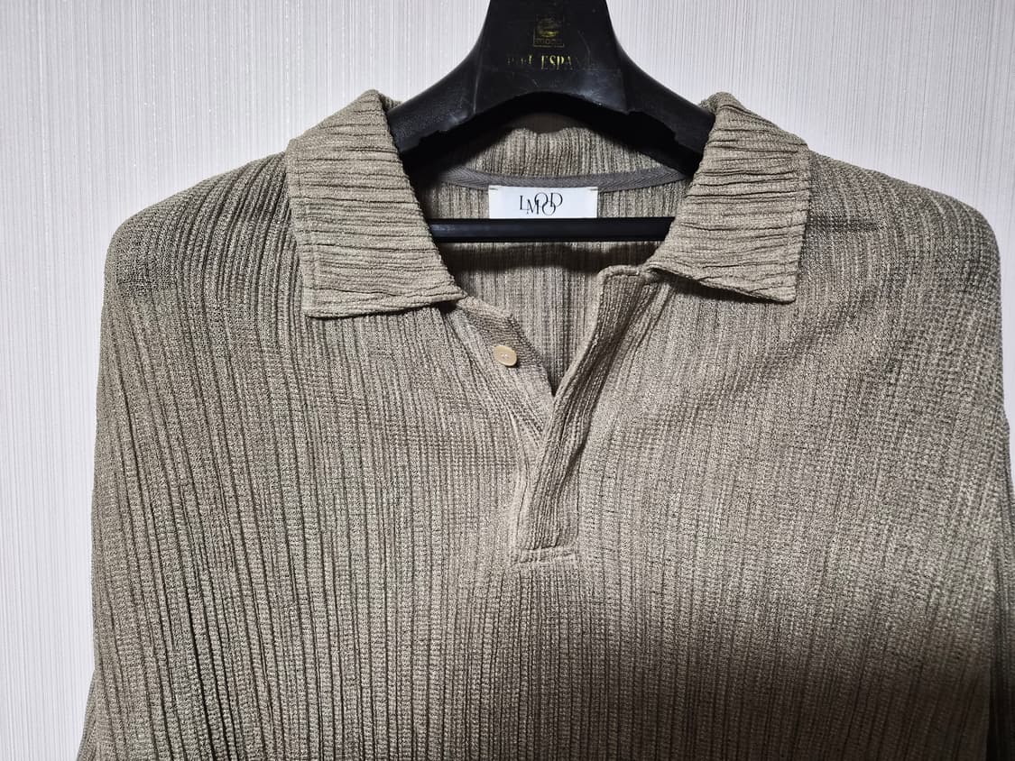 [46] 플리츠 디테일 피케티 올리브그린 상품이미지5