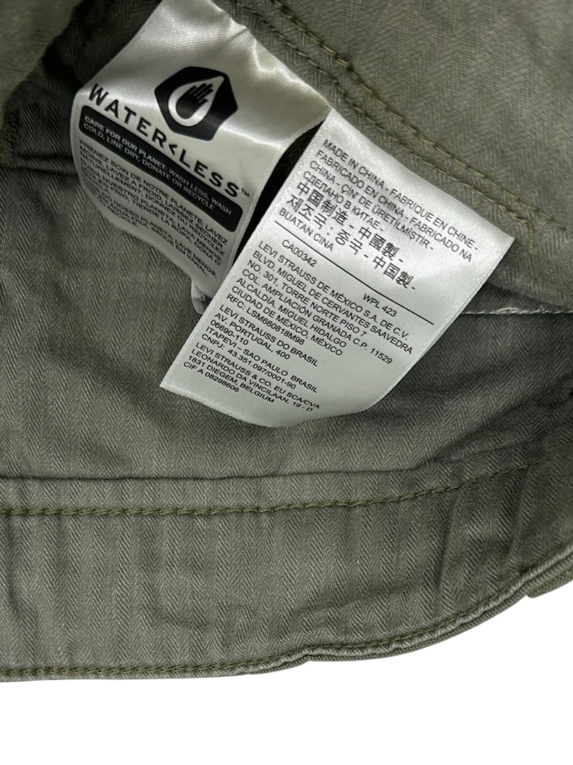 리바이스 루즈핏 면바지 카키 (32) 상품이미지5