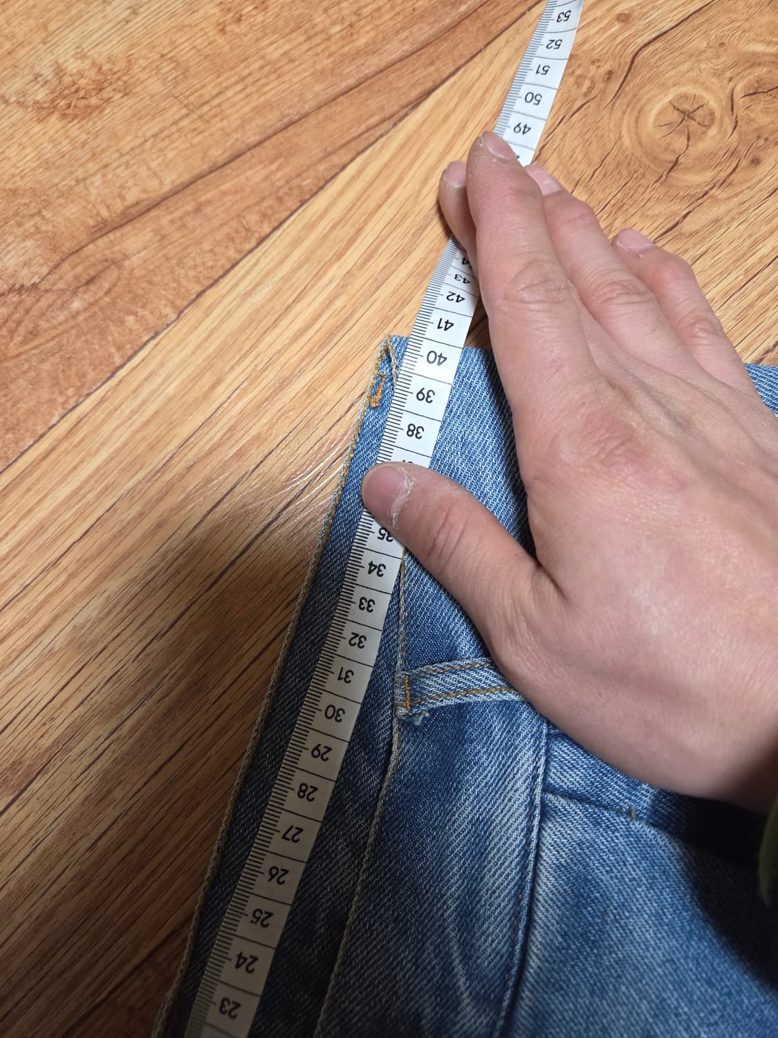 헤드메이너 4플리츠데님 M사이즈 상품이미지4