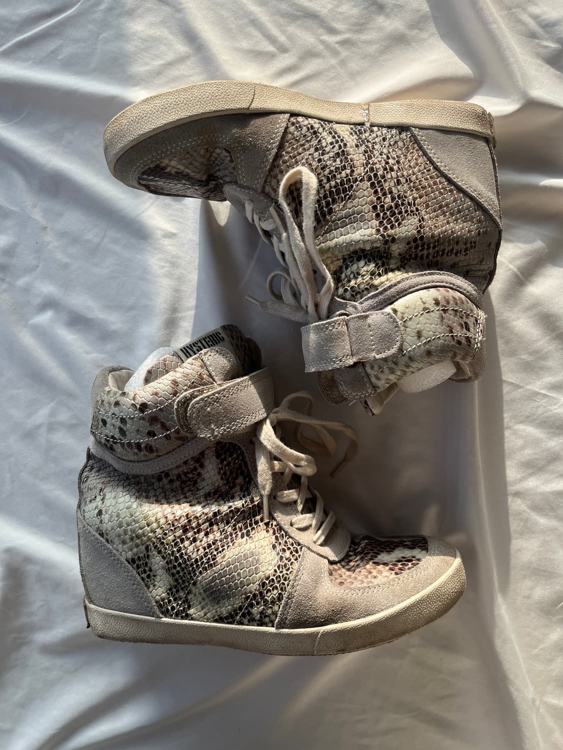 히스테릭 글래머 파이톤 하이탑 플랫폼 스니커즈 운동화 신발 상품이미지5