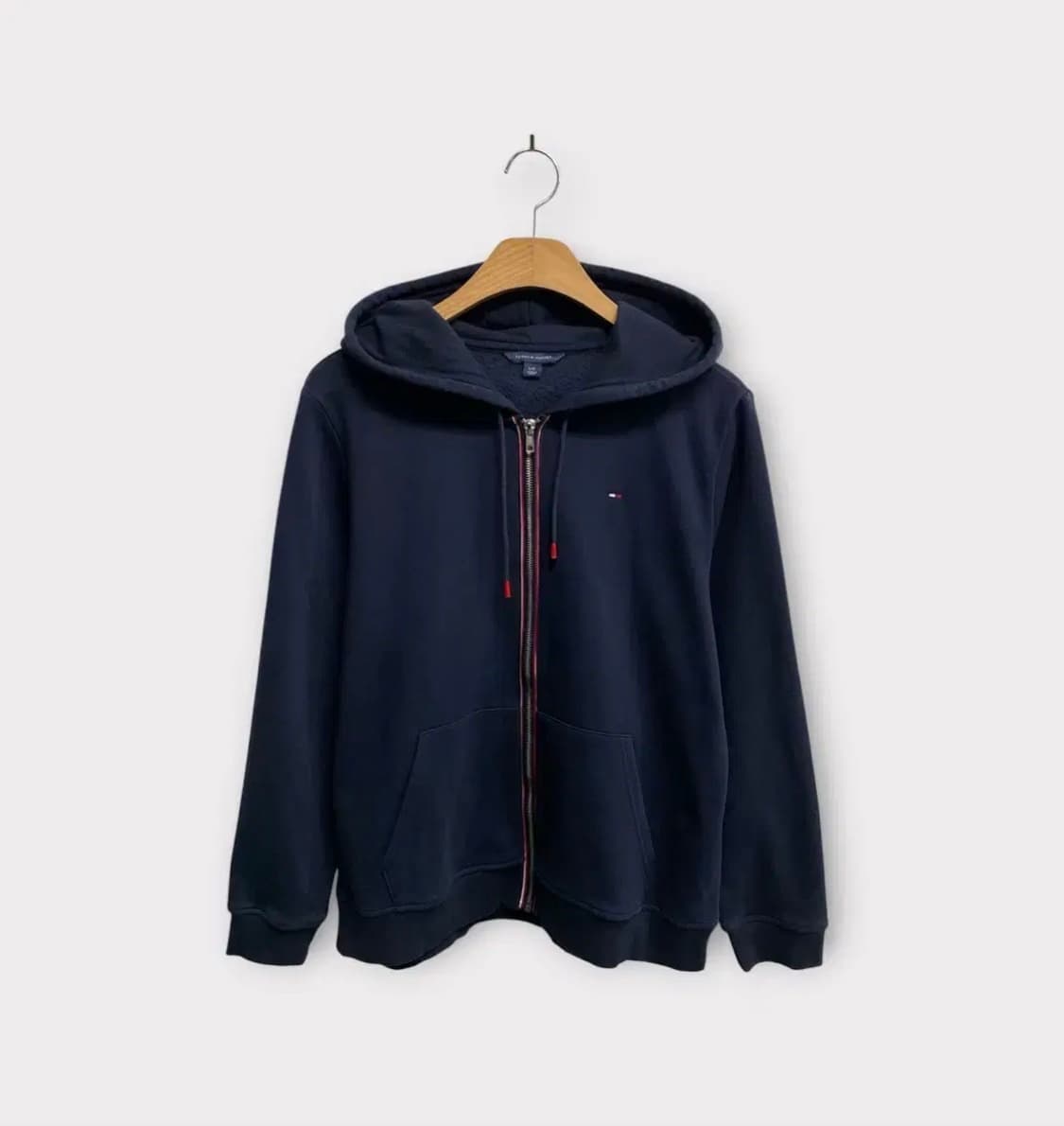타미 네이비 컬러 후드 집업 L 상품이미지1