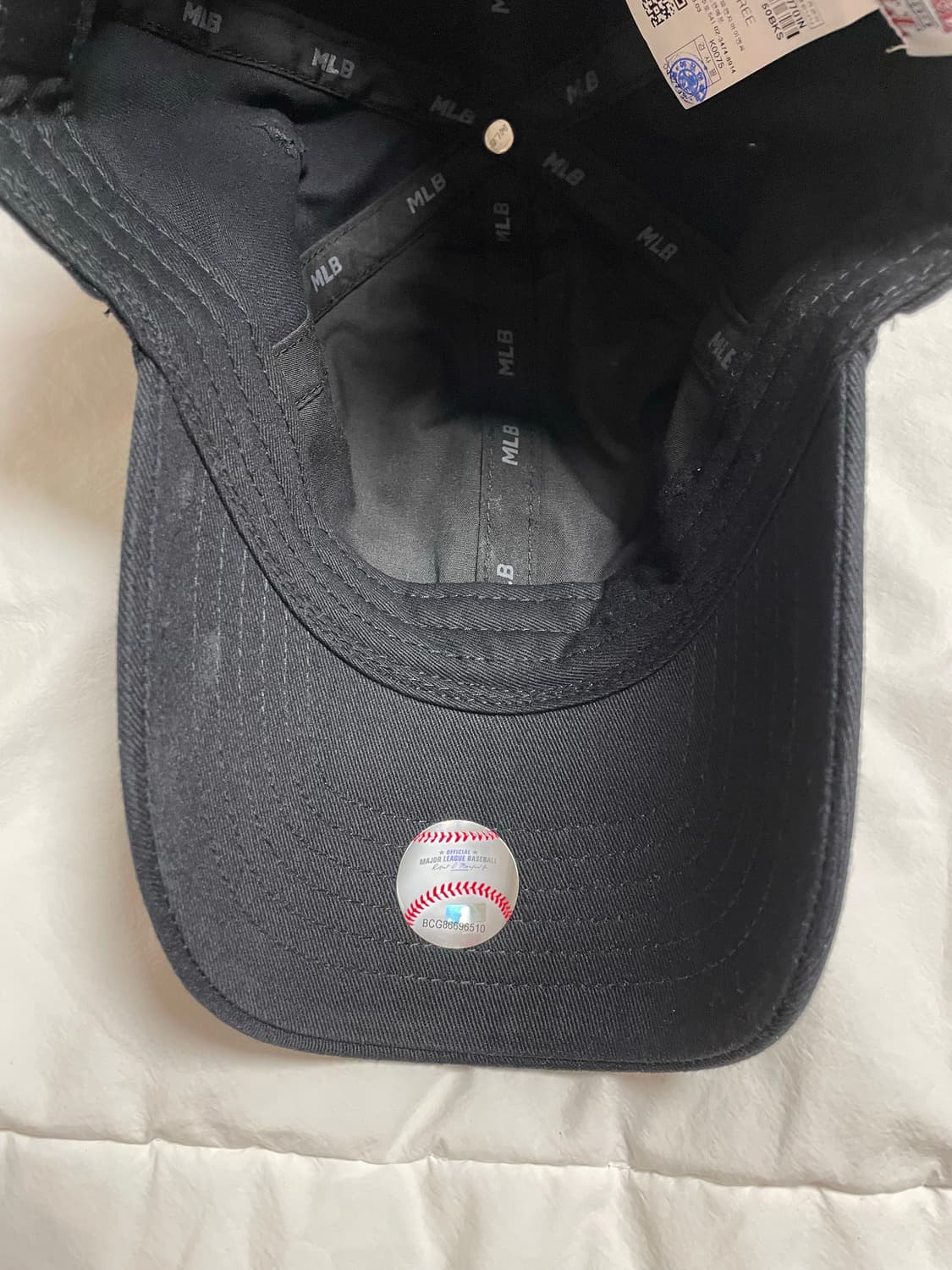 엠엘비 NY 뉴욕 양키스 볼캡 블랙 프리사이즈 상품이미지7