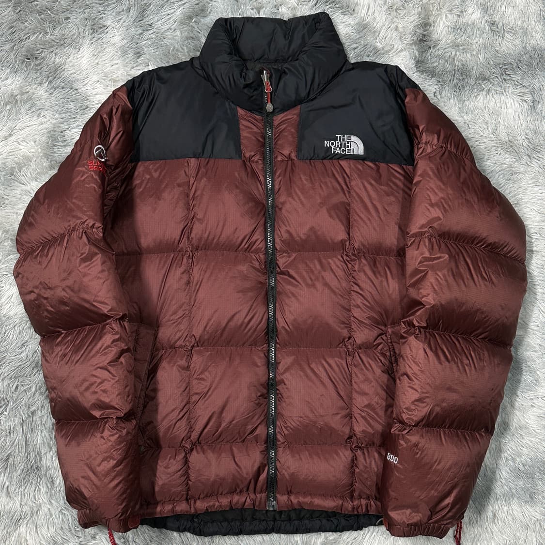 노스페이스 800필 로체 브라운 숏패딩 L 상품이미지1