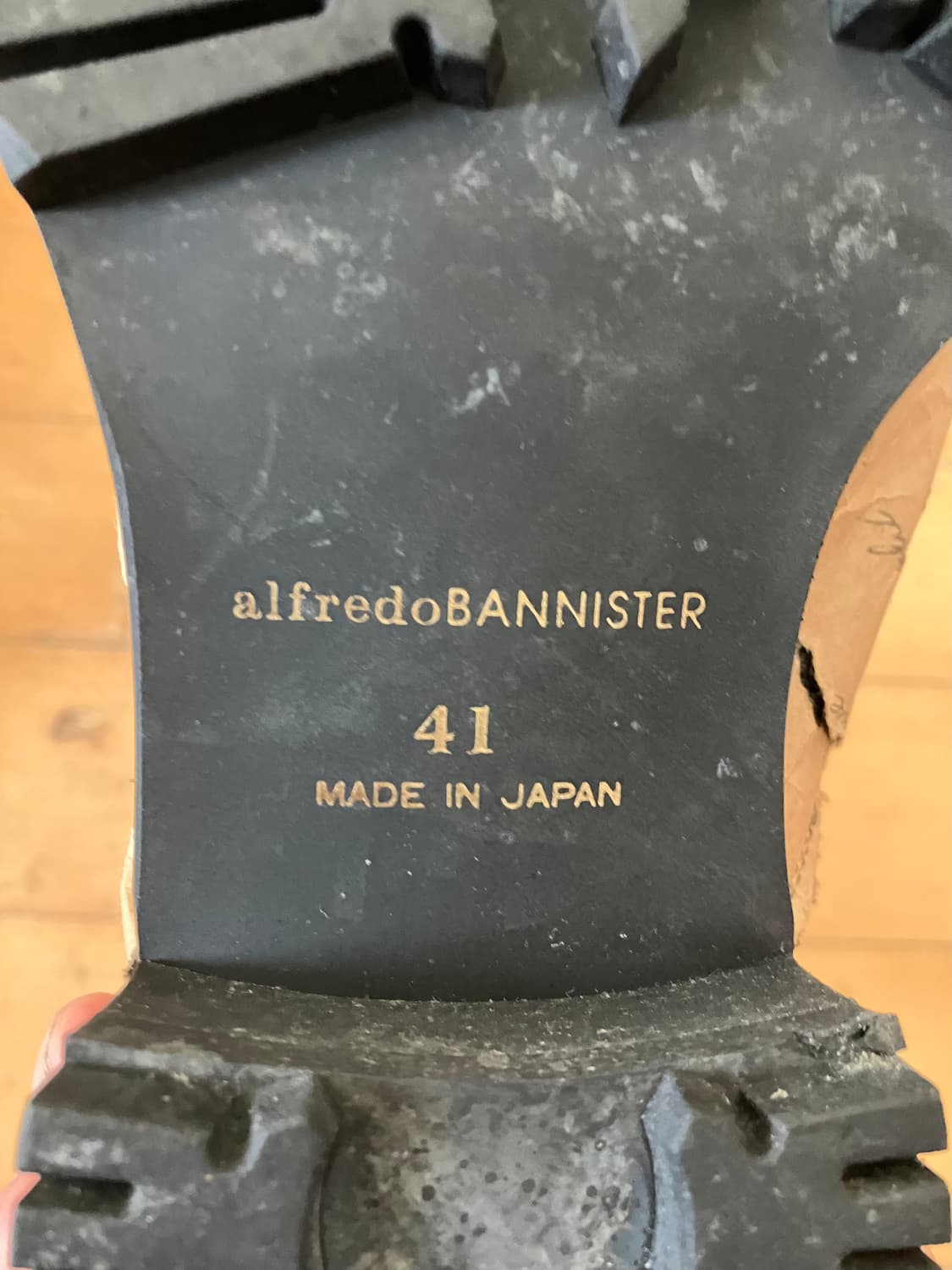 Alfredo bannister 알프레도 바니스터 크랙 페이퍼 하이 부츠 상품이미지5