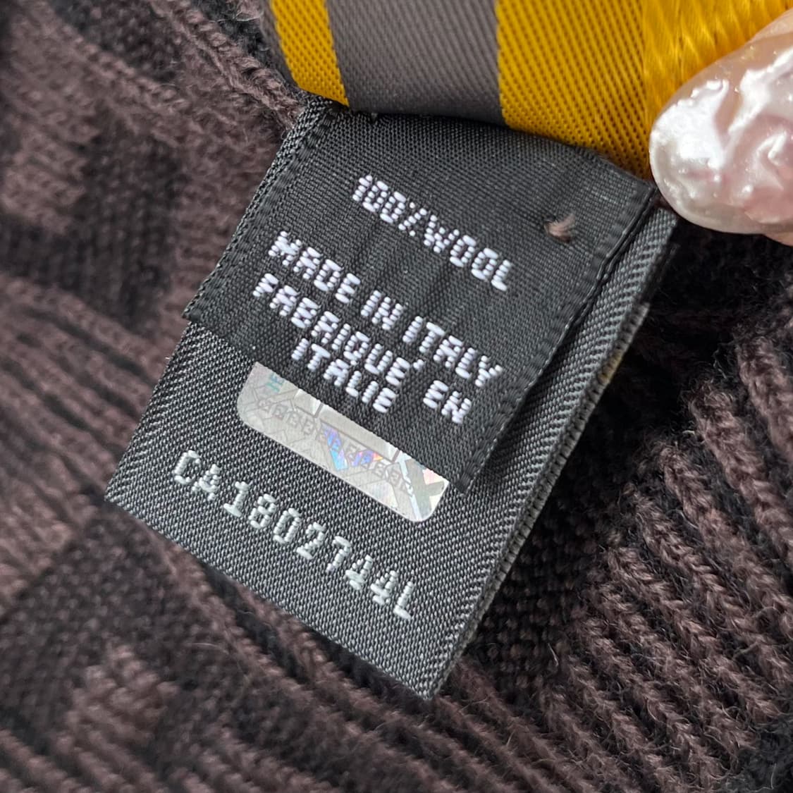 펜디 오리지널 FF로고 주키노 모노그램 울 머플러 상품이미지8