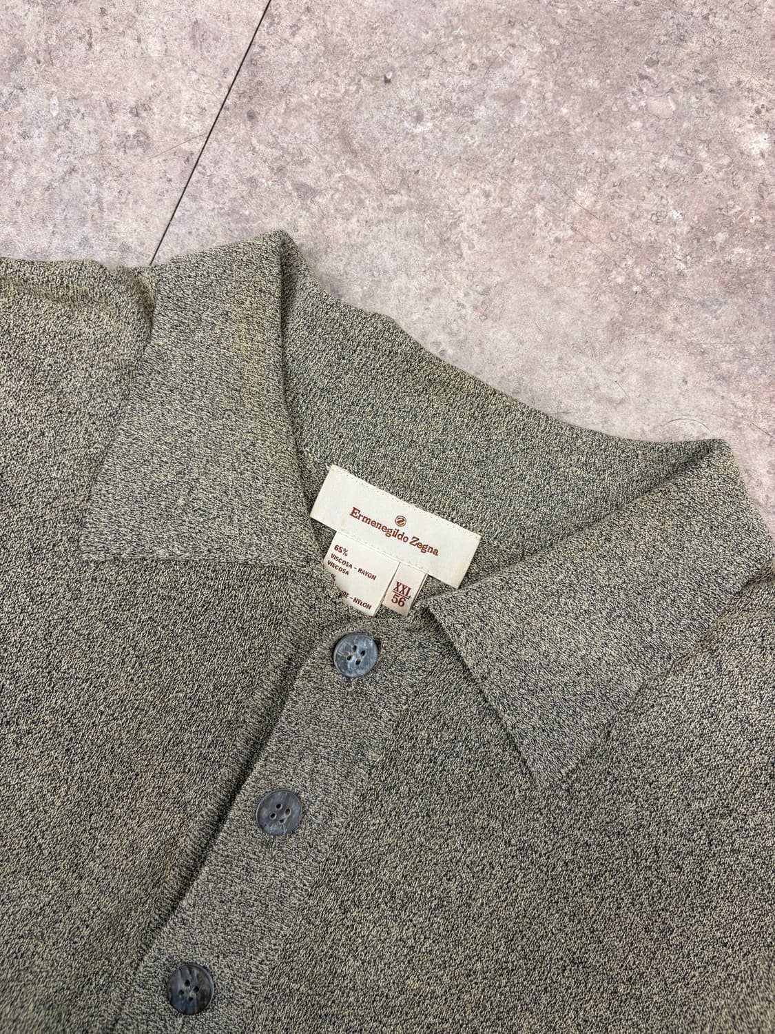 ermenegildo zegna 카키 카라티 #csz318 상품이미지3