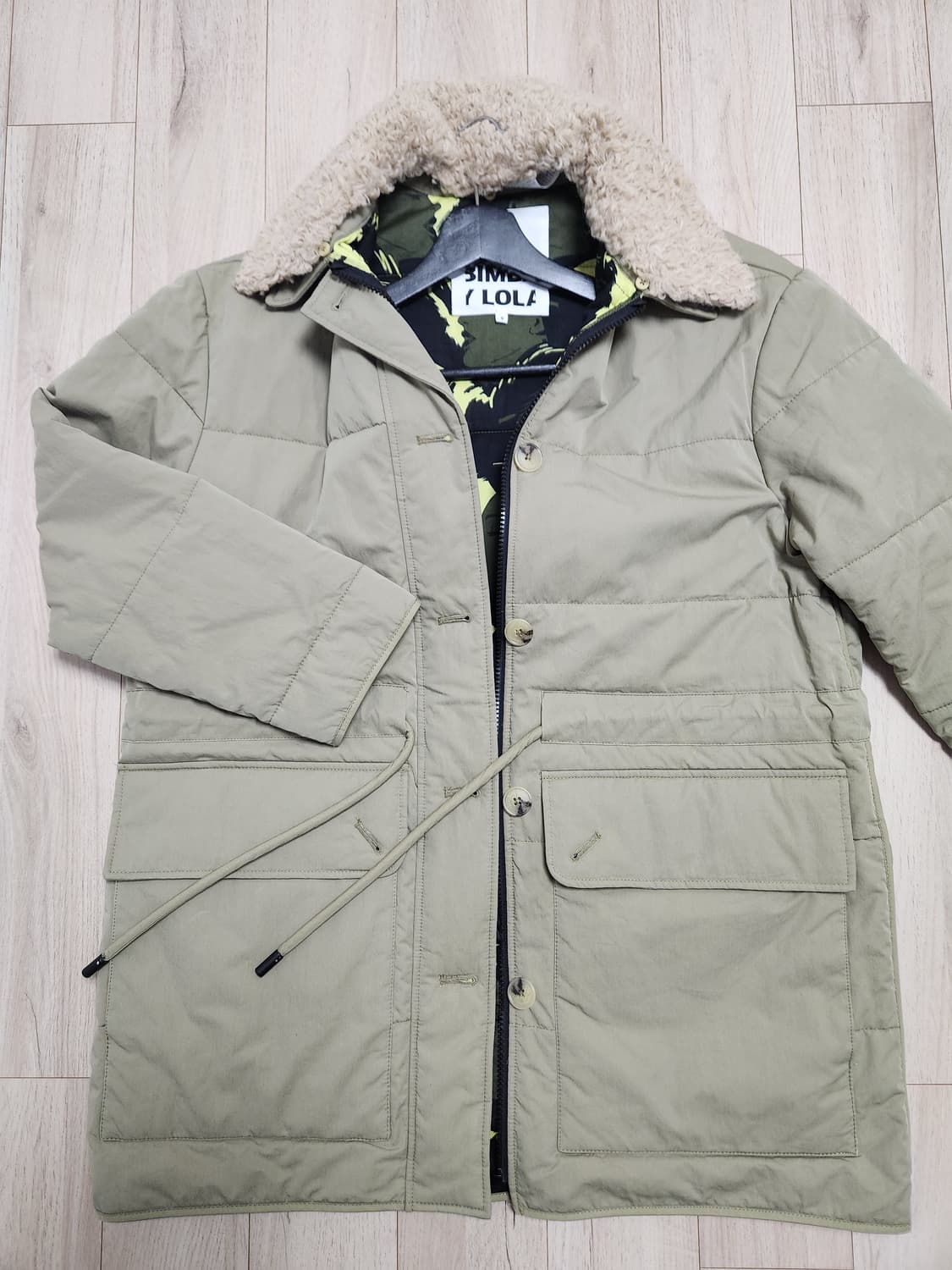 빔바이롤라 패딩 야상 자켓 S 새상품 상품이미지3