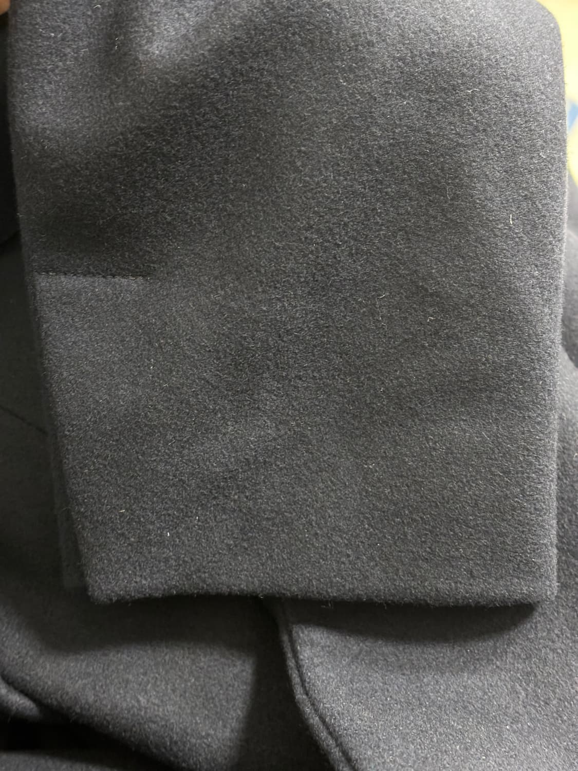 민트급)띠어리 울캐시미어 코트L/네이비 상품이미지4