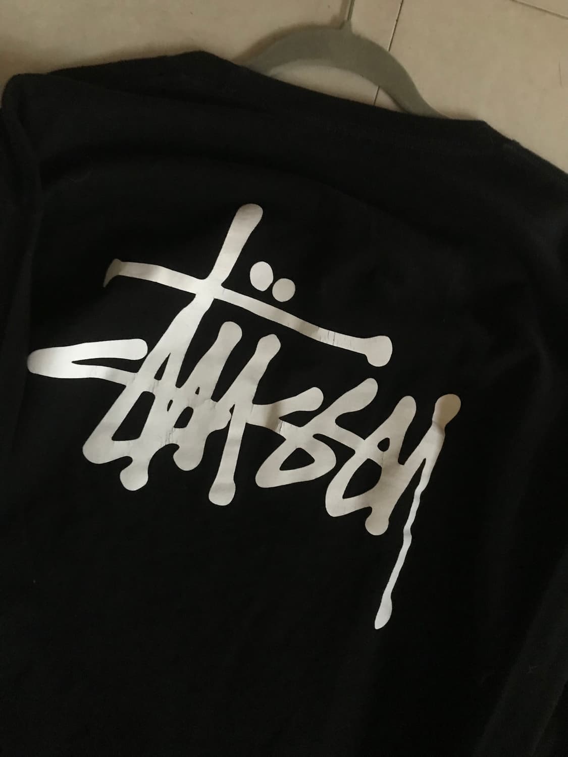 스투시 블랙 빅로고 롱슬리브 상품이미지9