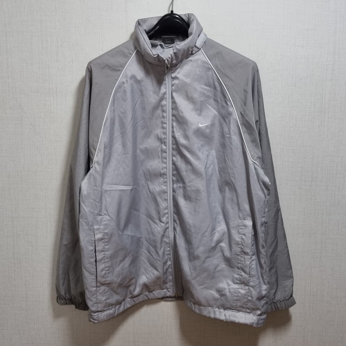 ( XL )나이키 올드스쿨 그레이 투톤 바람막이 자켓 상품이미지1