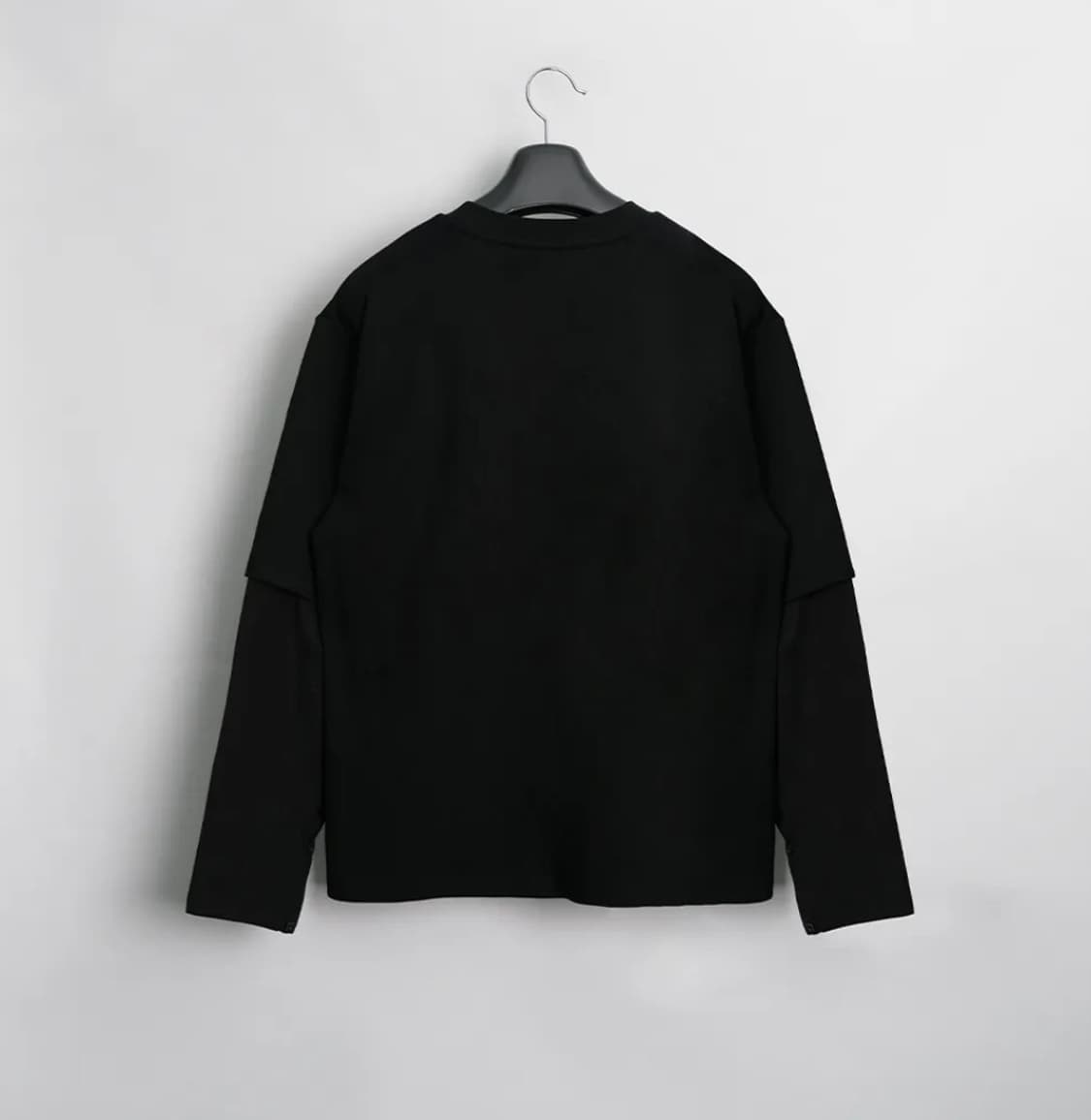 퍼블릭워드로브 라운드넥 레이어드 티셔츠 M 새상품 상품이미지2