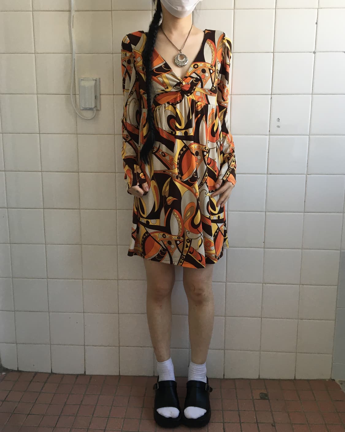 Pattern point onepiece 상품이미지1