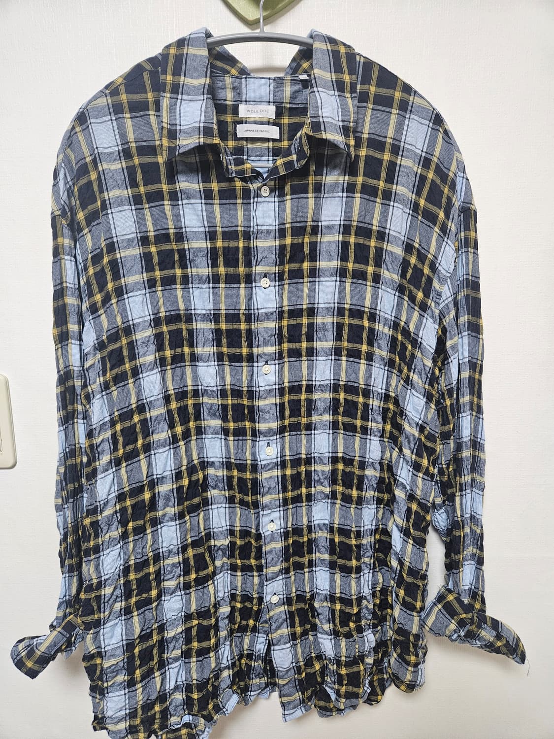 [2] 우드비 링클 체크셔츠 상품이미지2