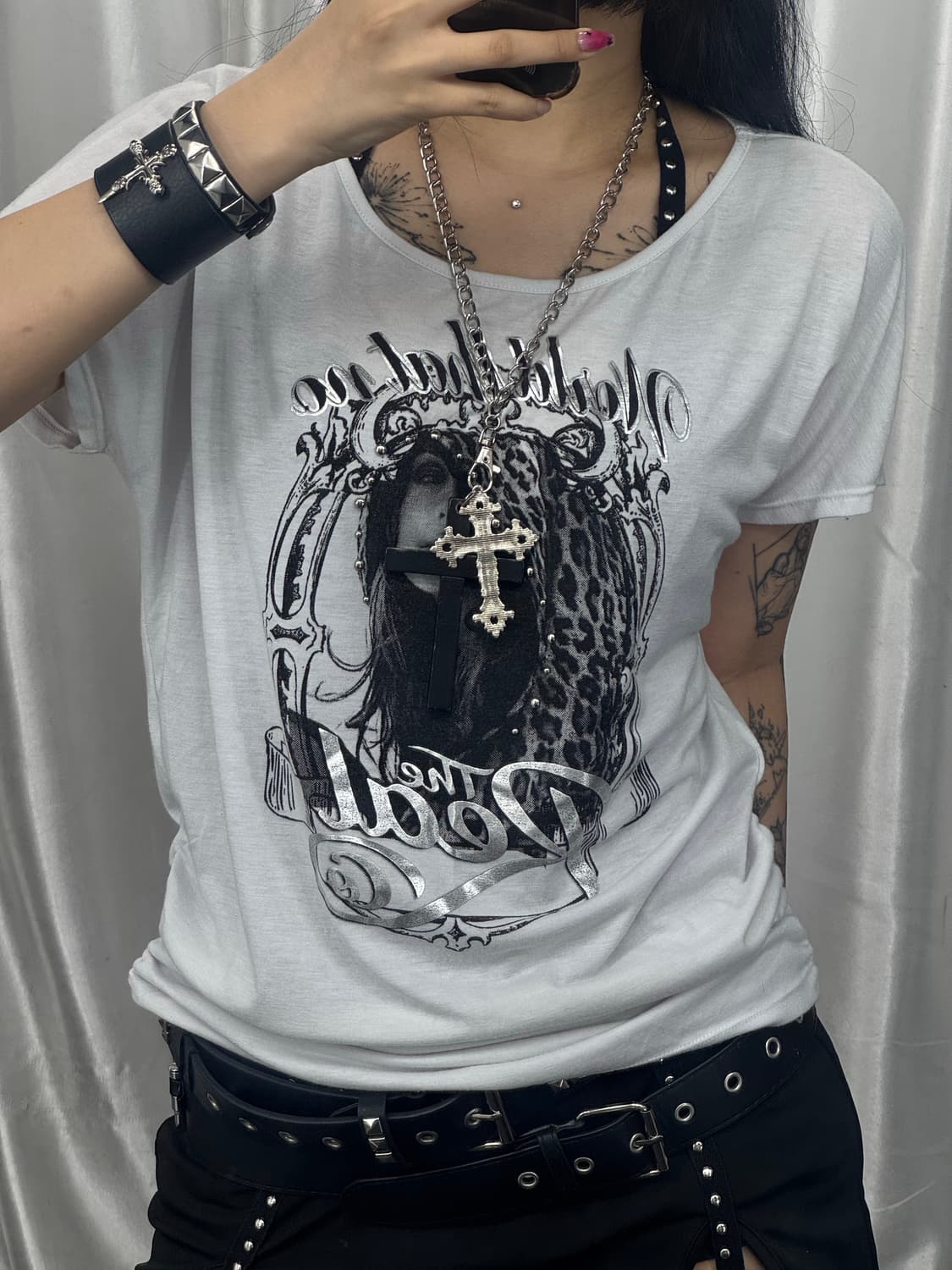 Back Detail Punk Short Sleeve 상품이미지1