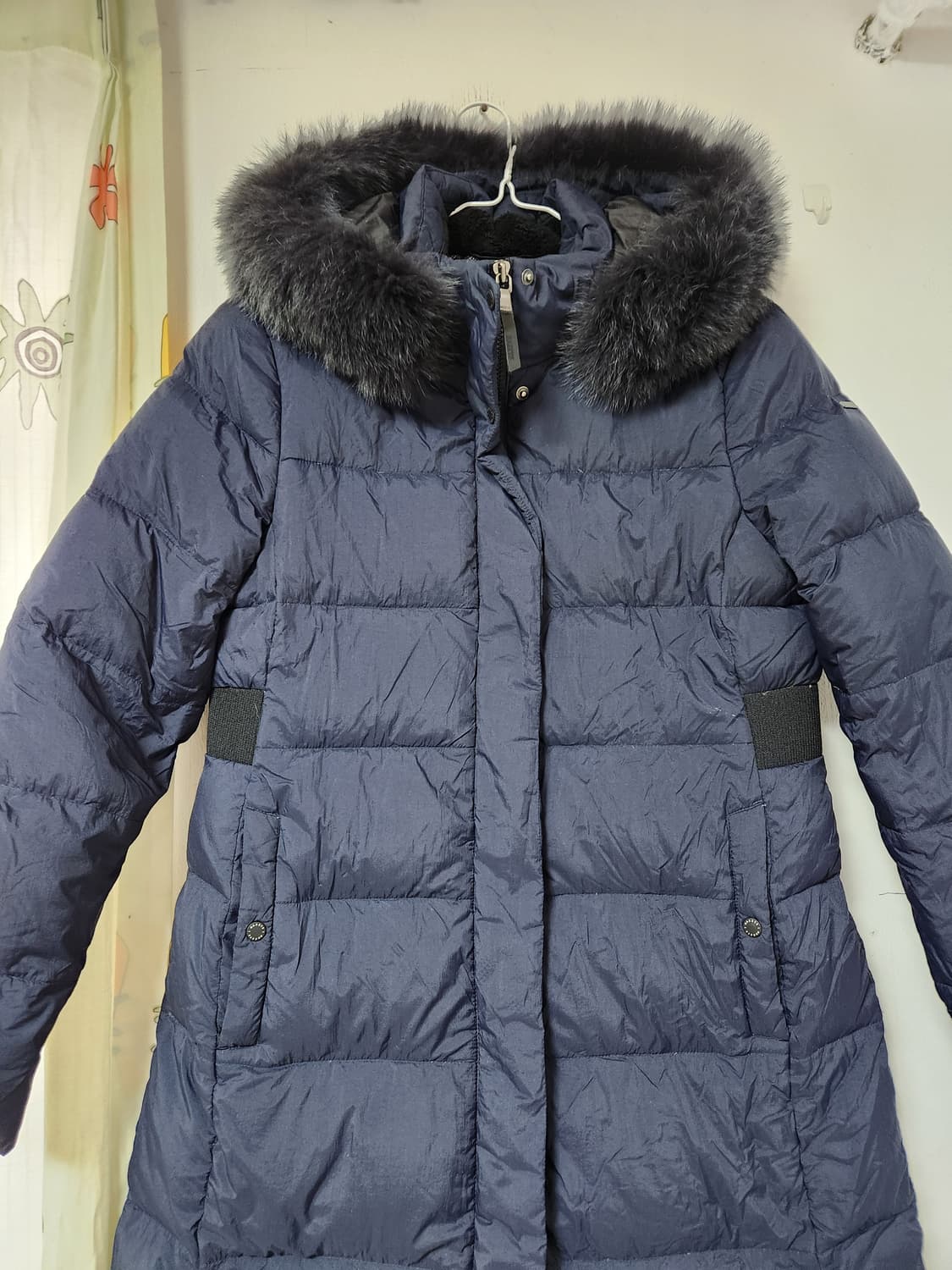 헤지스 네이비 다운 패딩 100(66~77) 상품이미지2