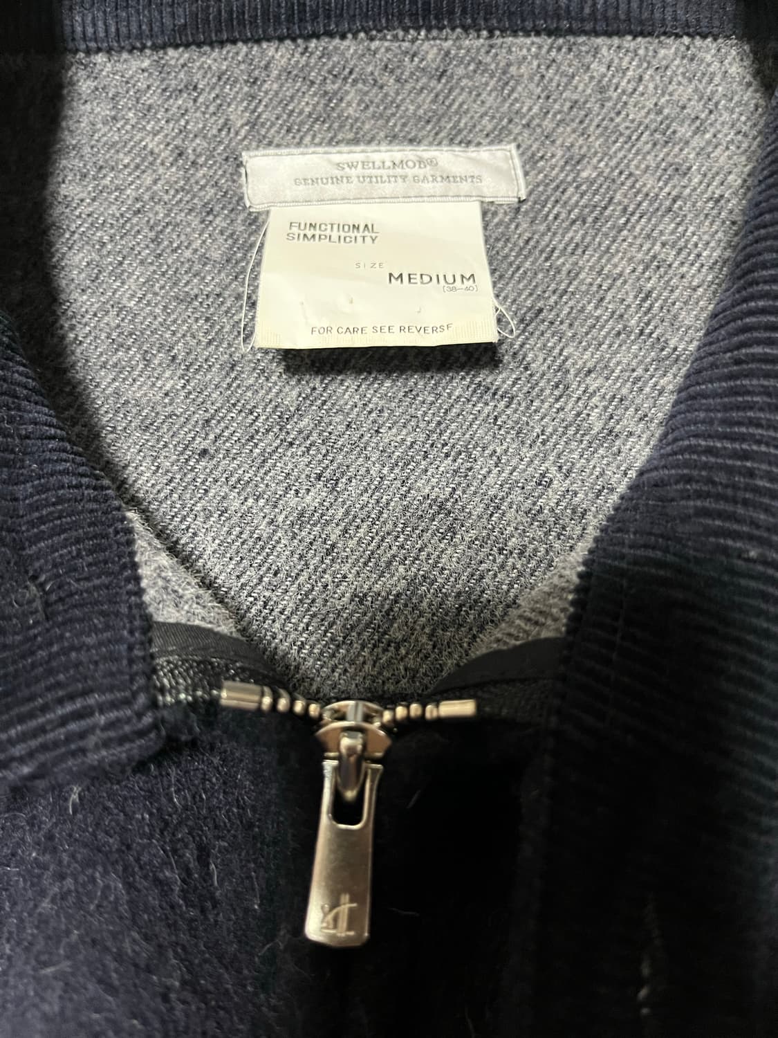 스웰맙 CPO 다크네이비 울 알파카 자켓 m(100-105) 상품이미지3