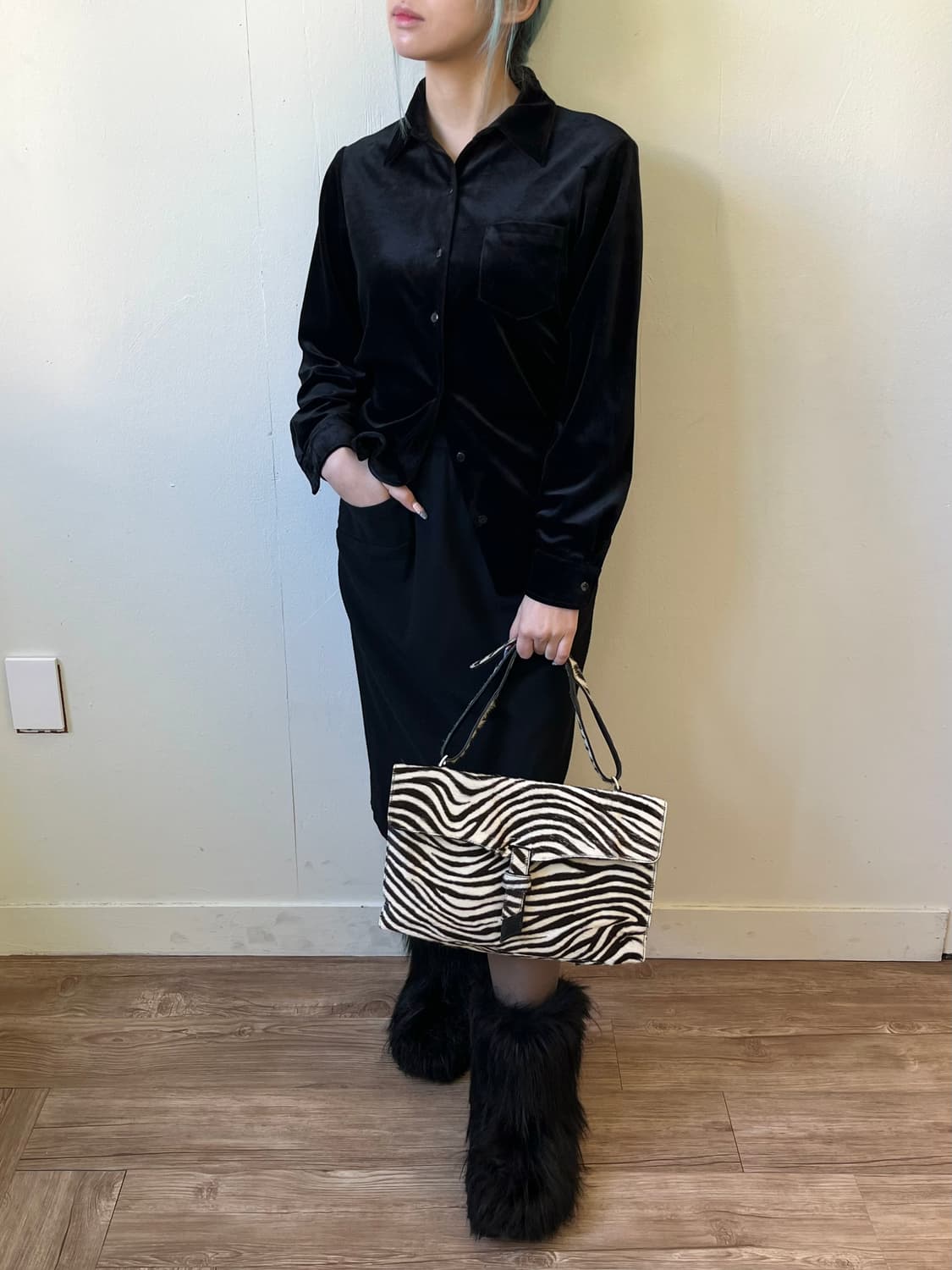 japan vtg 송치 숄더백 상품이미지8