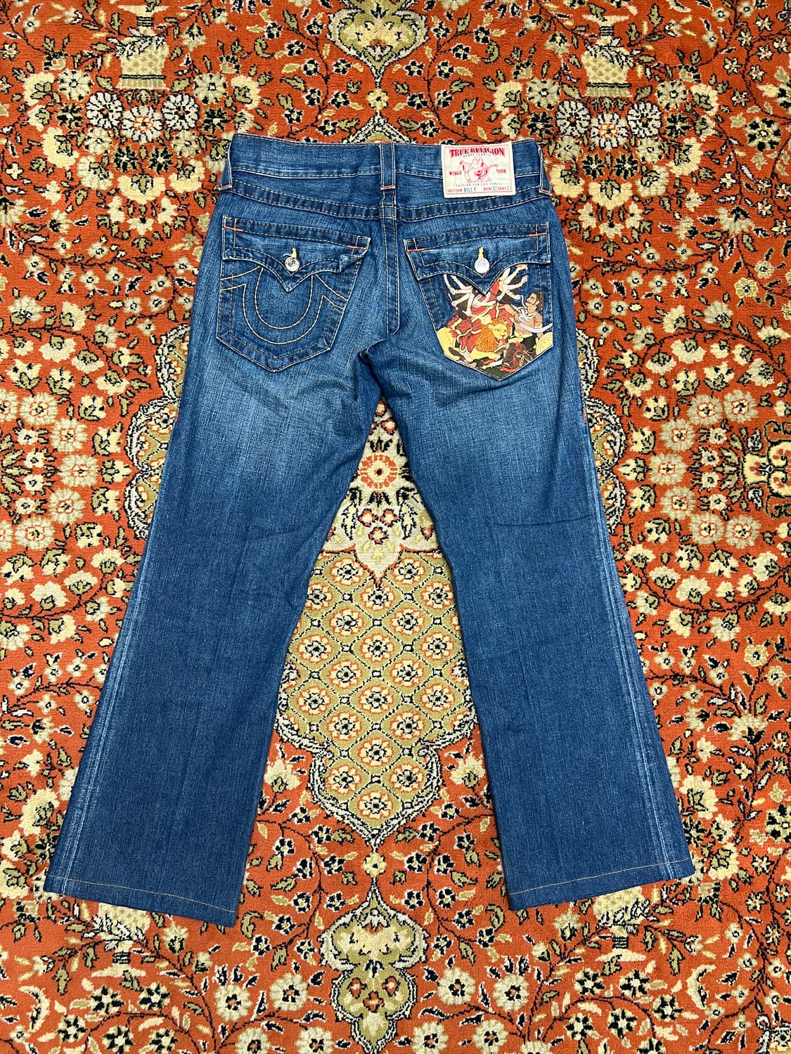 [32] 트루릴리전 Billy 아트워크 부츠컷 데님팬츠  상품이미지1