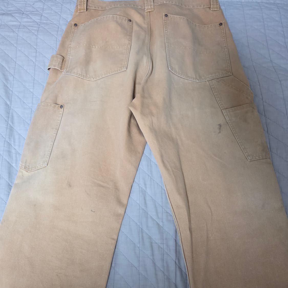 [L] 세인트미카엘 23AW 더블니 워크 팬츠 베이지 상품이미지4