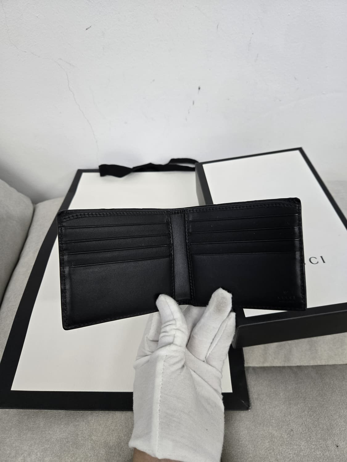 [보증서 정품]구찌 레드 울프 반지갑 상품이미지5