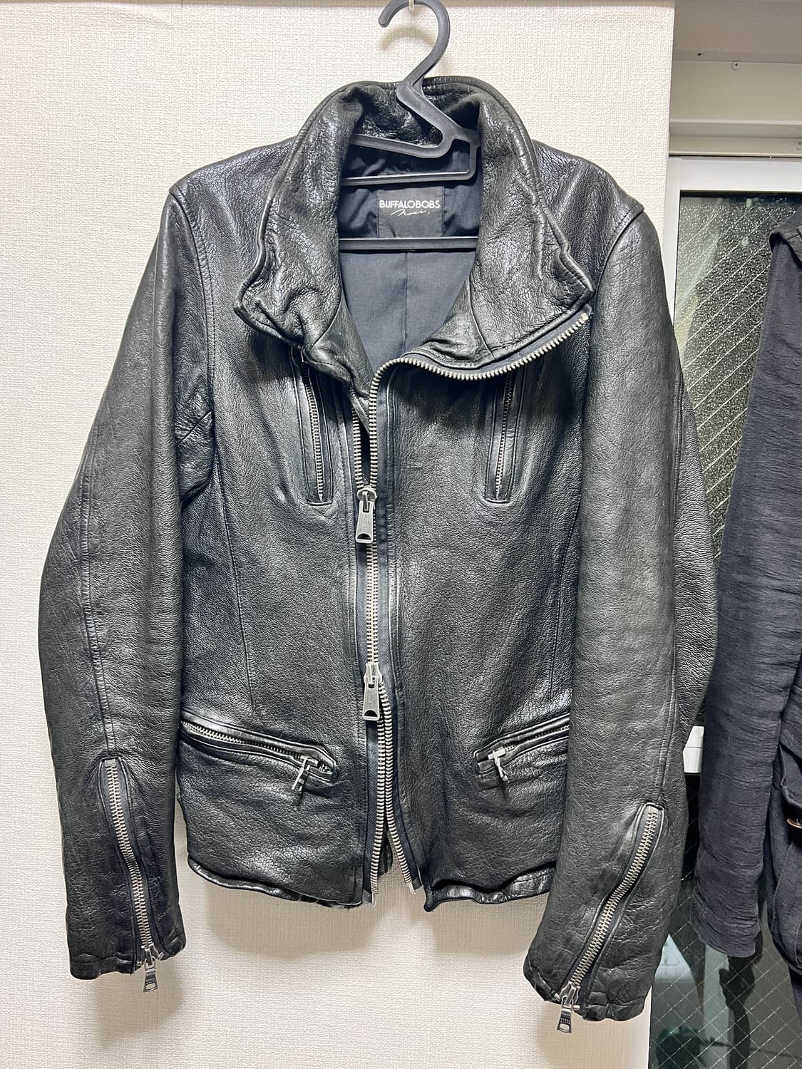 Buffalo Bobs / 하이넥 렘스킨 라이더 자켓 상품이미지4