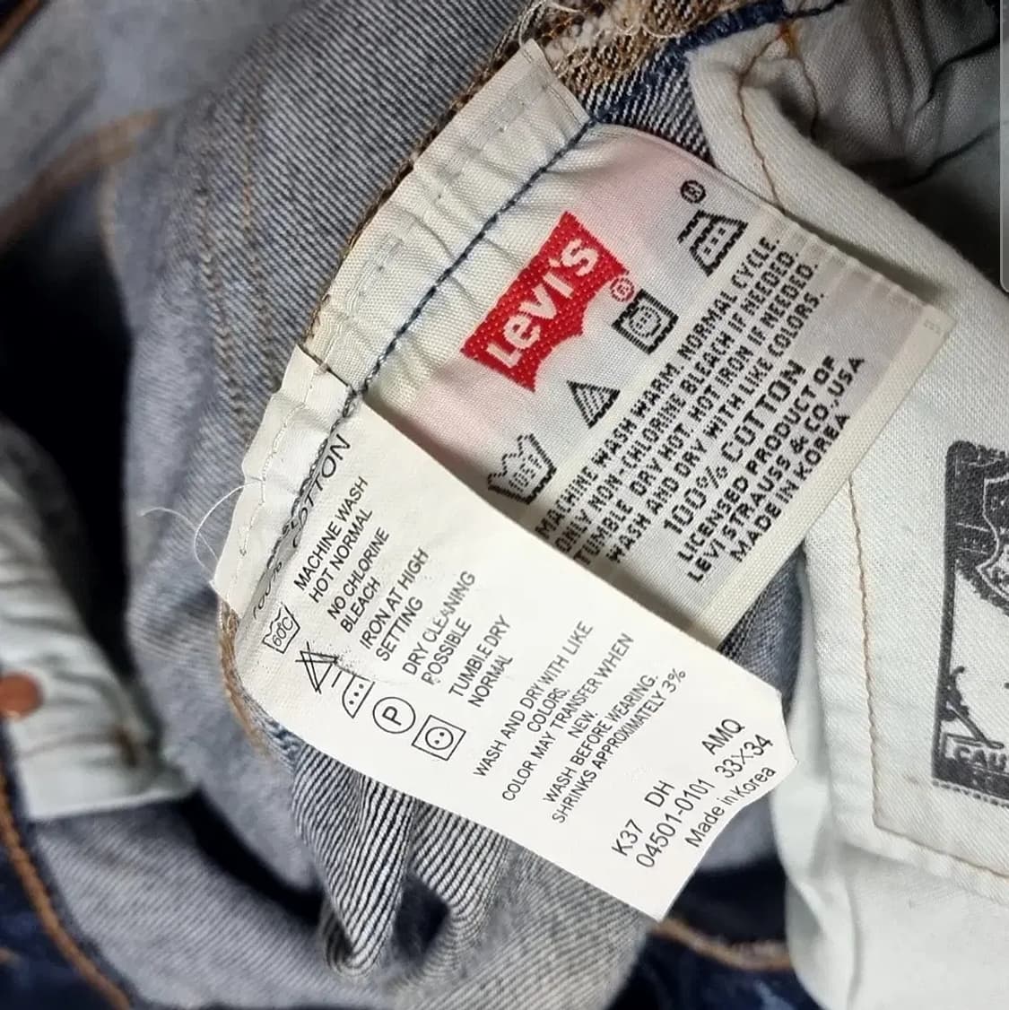 리바이스 501 청바지(32) 상품이미지5