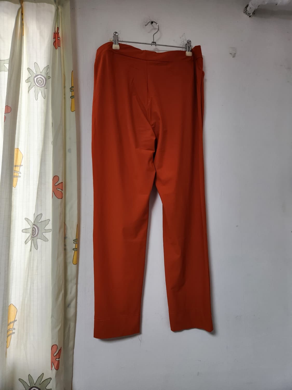 밴딩스판 오렌지색 여성바지 2XL(32~34) 상품이미지2