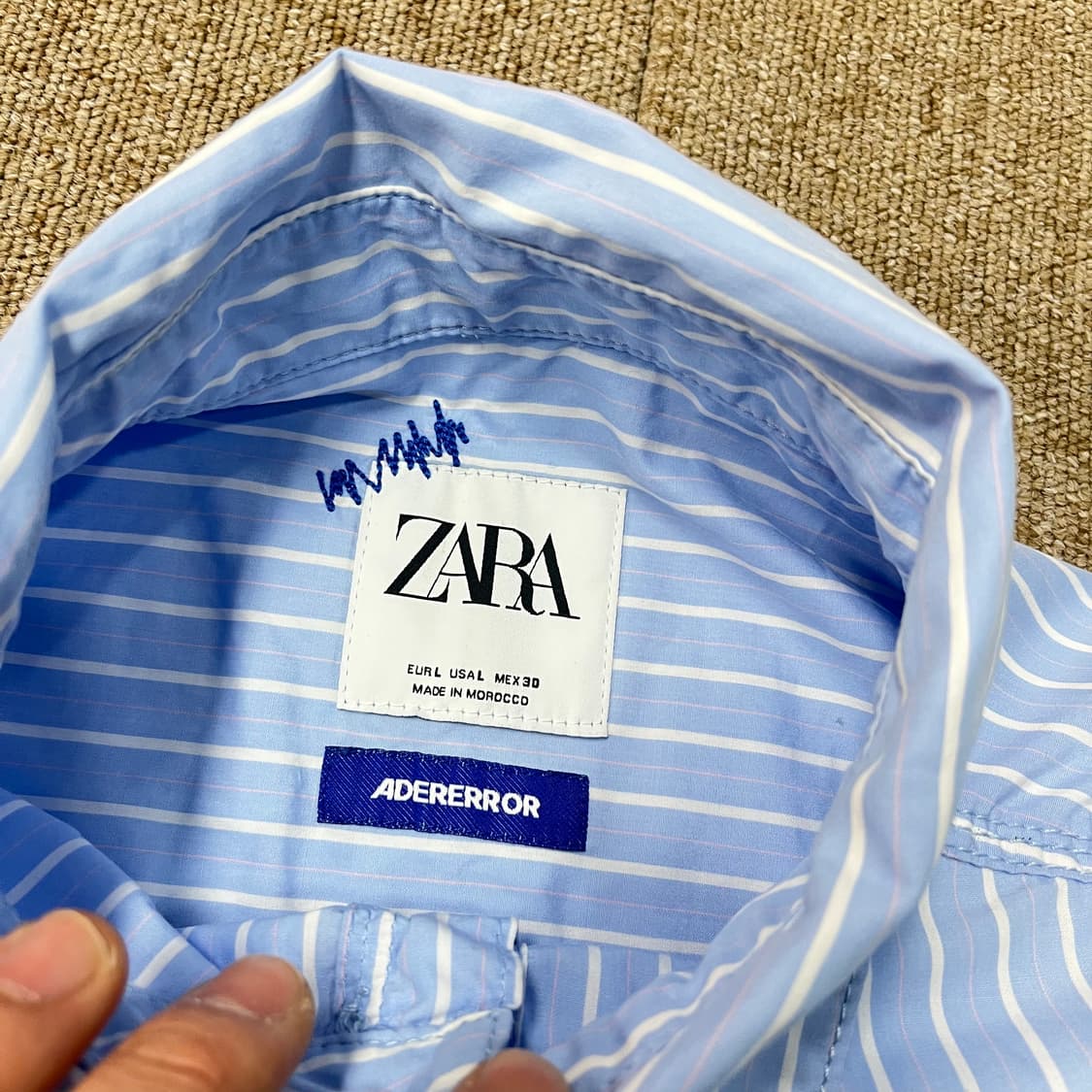  자라x아더에러 스트라이프 셔츠 상품이미지5