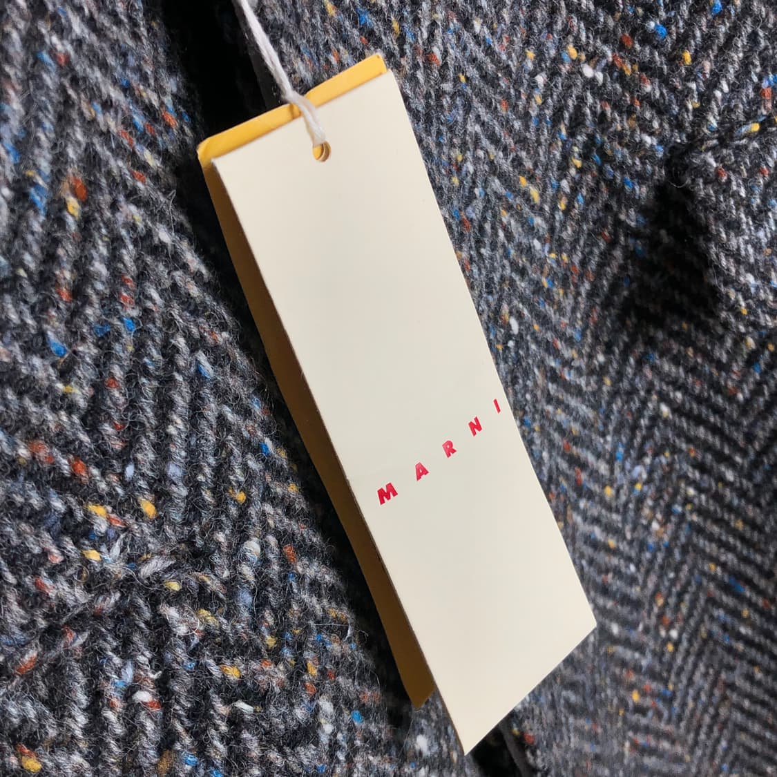 (유니섹스) 마르니 컬러헤링본 코트 상품이미지8