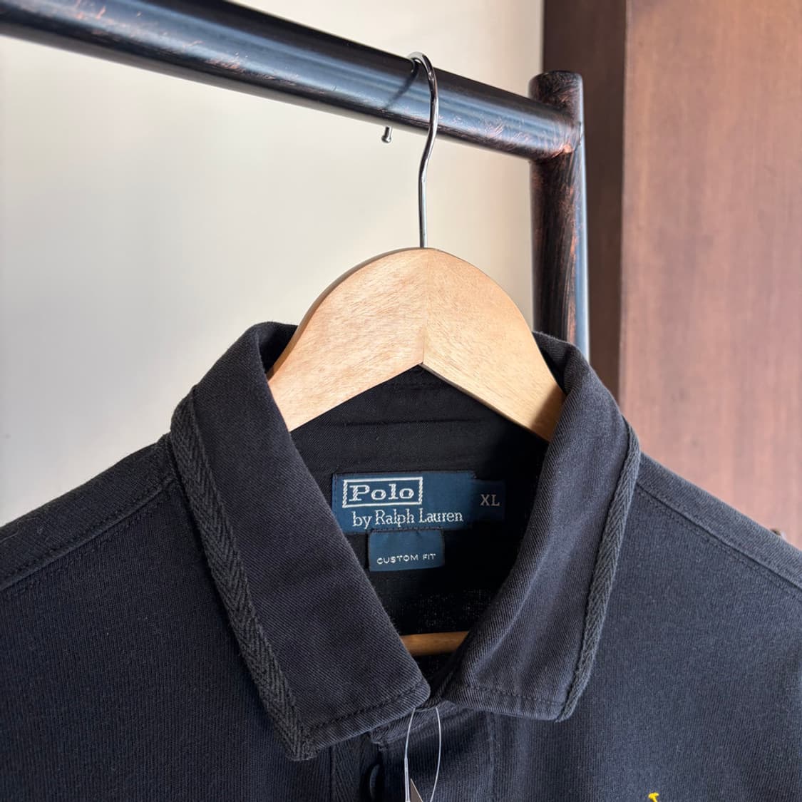 16095 - 폴로 랄프로렌 블랙 빅로고 럭비티 상품이미지5