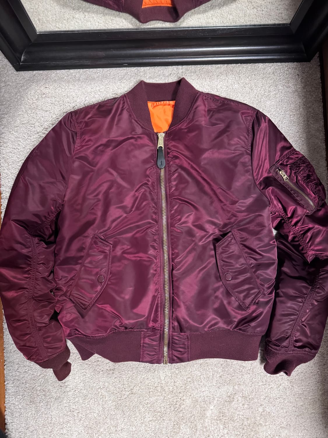 알파인더스트리 ma-1 슬림핏 상품이미지1