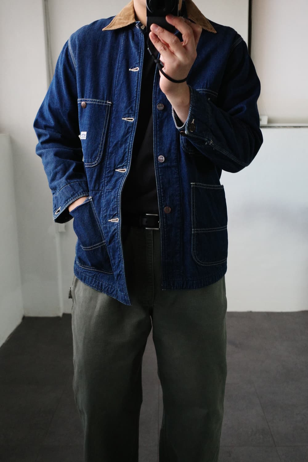 90s 빅 존 데님 커버올 상품이미지3