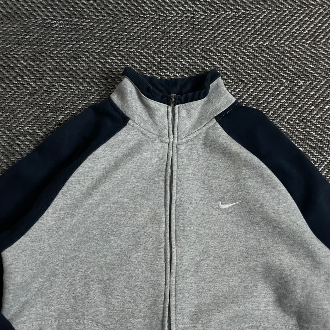 나이키 스우시로고 배색 스웻 집업 자켓o 2951 상품이미지5