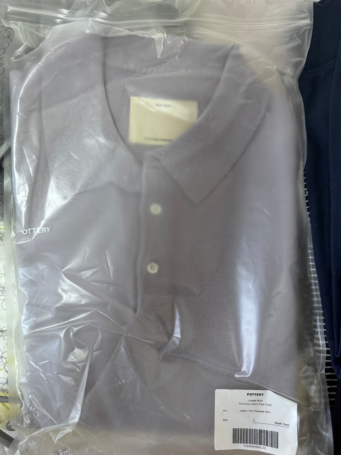 포터리 반팔 컴포트 폴로 니트 린넨플라워 2 새상품   상품이미지4