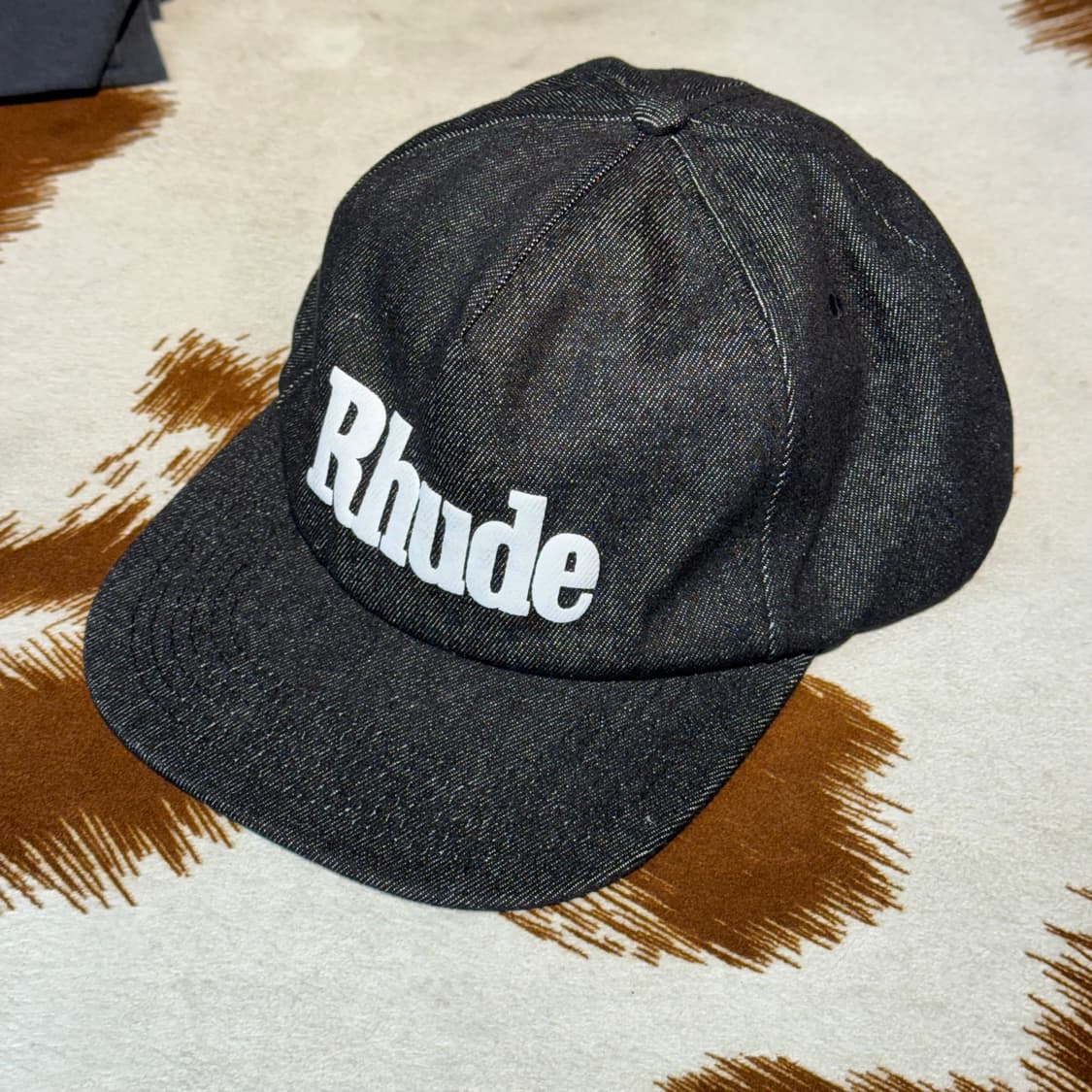 Rhude 데님 캡 모자 (OS) 상품이미지3