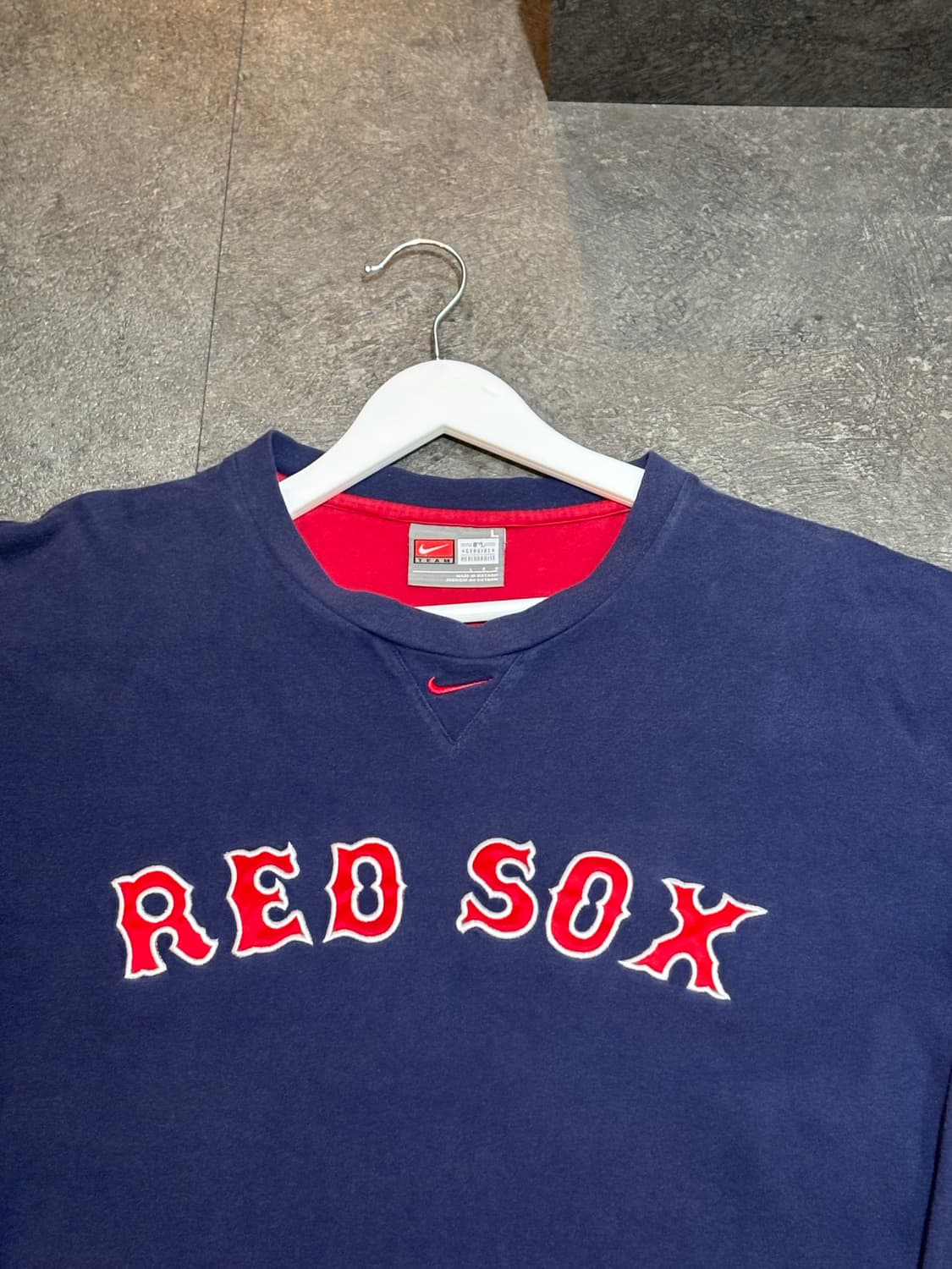 나이키 올드스쿨 보스턴 레드삭스 롱슬리브 티셔츠 L 상품이미지4