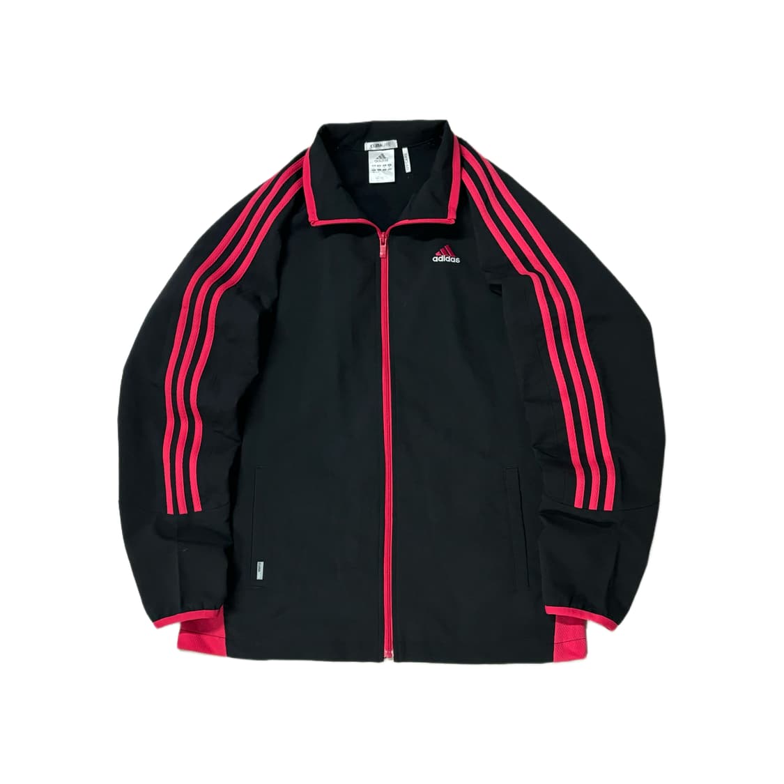아디다스 블랙 핑크 삼선 져지 트랙탑 상품이미지1