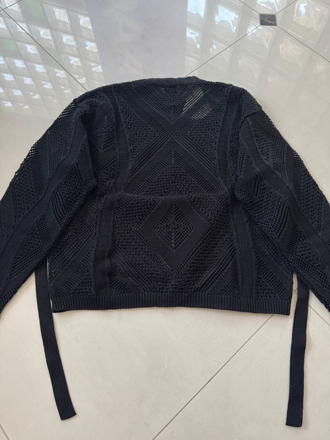 MESH KNIT 지오메트리 메시 니트 상품이미지7