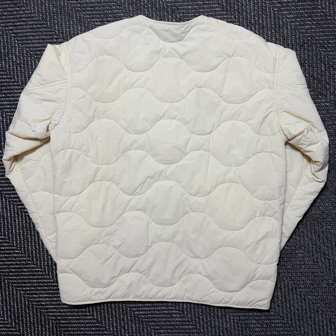 네파 아이보리 퀼팅 자켓(90) 상품이미지2