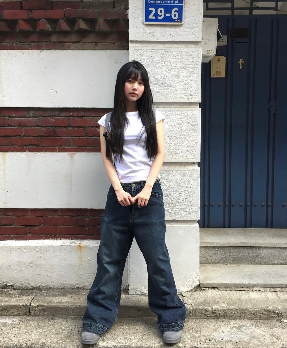 038 CAP SLEEVE T-SHIRT WHITE 상품이미지3