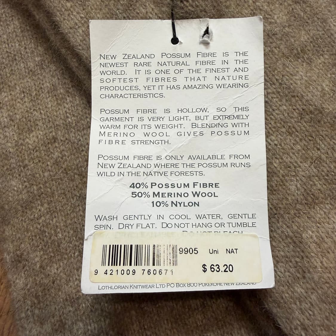 Lothlorian 포섬&메리노 울 혼방 스카프 상품이미지2