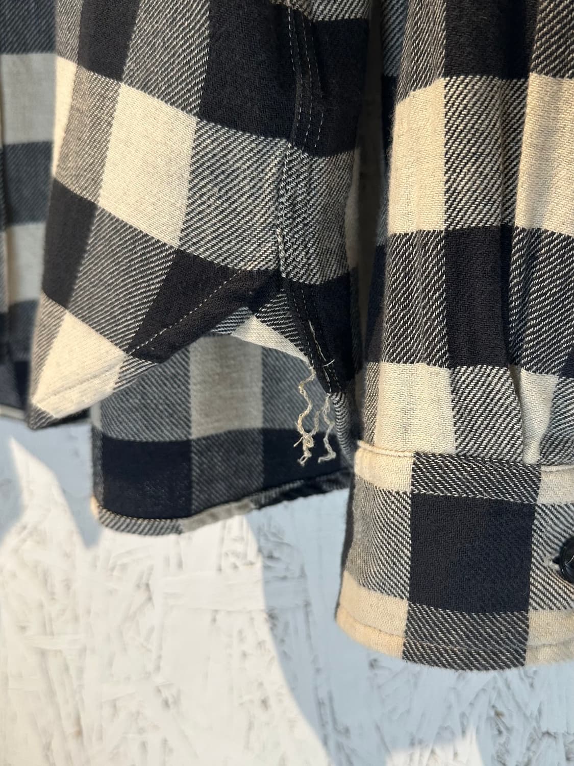 RRL Buffalo Checkered Twill Work Shirt 상품이미지5